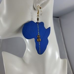 African (Kenyan) Handmade Balsa Wood Earrings